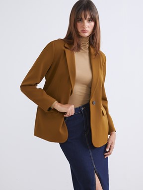 Blazer Ceket KAHVERENGİ