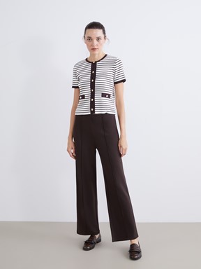 Hırka KAHVERENGİ ÇİZGİLİ