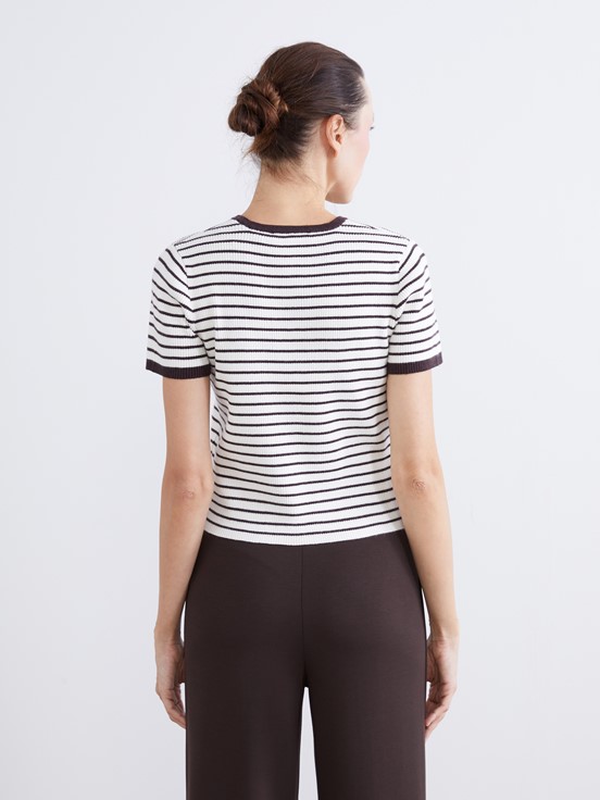 Hırka KAHVERENGİ ÇİZGİLİ