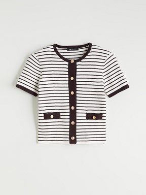 Hırka KAHVERENGİ ÇİZGİLİ