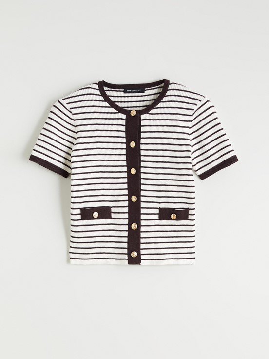 Hırka KAHVERENGİ ÇİZGİLİ