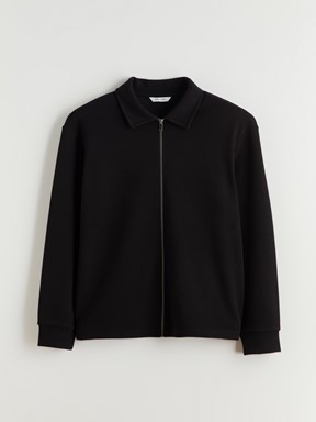 Fermuarlı Sweatshirt KOYU KAHVERENGİ