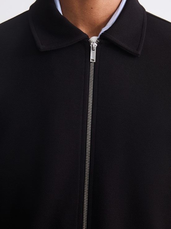 Fermuarlı Sweatshirt KOYU KAHVERENGİ