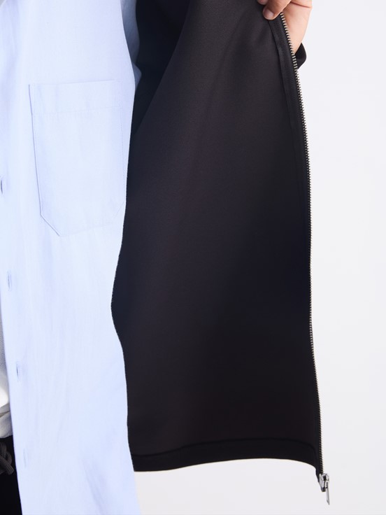 Fermuarlı Sweatshirt KOYU KAHVERENGİ