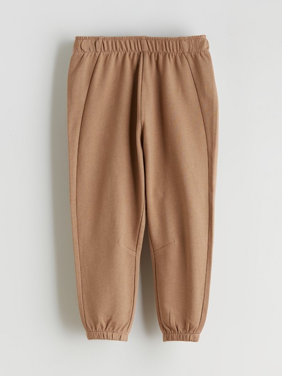 Beli Lastikli Erkek Bebek Jogger Eşofman Alt AÇIK KAHVERENGİ