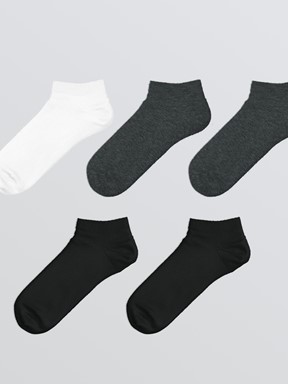 Patik Çorap KARIŞIK RENK İPLİĞİ BOYALI