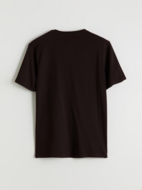 Tişört KOYU KAHVERENGİ