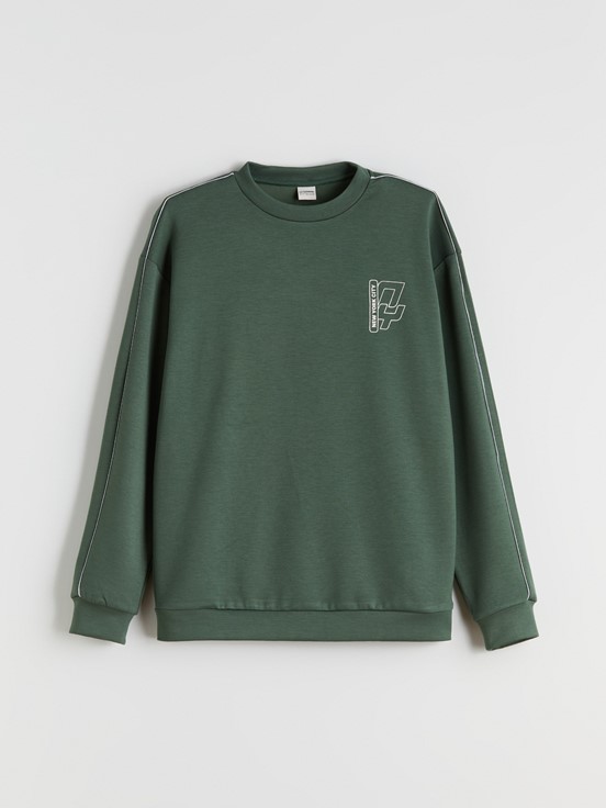 Sweatshirt ORTA YEŞİL