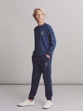 Beli Lastikli Erkek Çocuk Jogger  Eşofman Altı ORTA YEŞİL