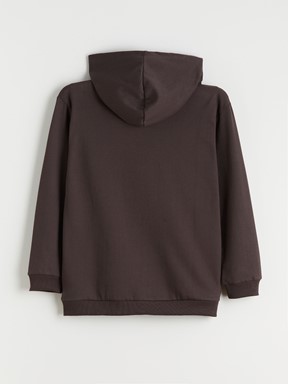 Fermuarlı Sweatshirt ÇİKOLATA KAHVE
