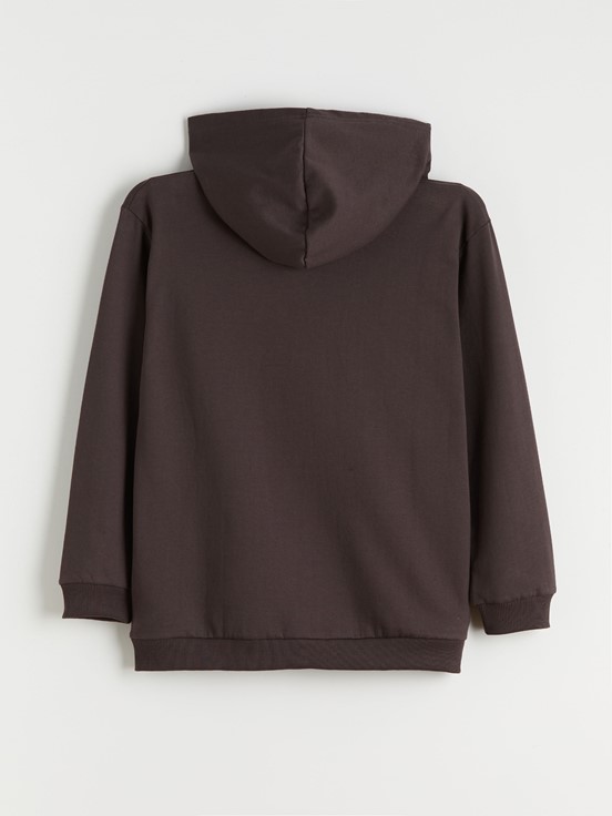 Fermuarlı Sweatshirt ÇİKOLATA KAHVE