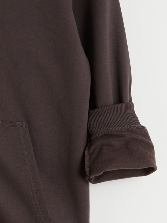 Fermuarlı Sweatshirt ÇİKOLATA KAHVE