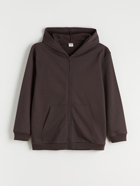 Fermuarlı Sweatshirt ÇİKOLATA KAHVE