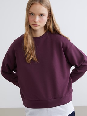 Sweatshirt KAHVERENGİ