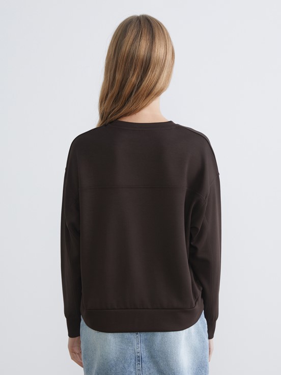 Sweatshirt KAHVERENGİ