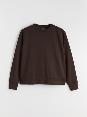 Sweatshirt KAHVERENGİ