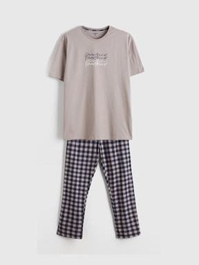 Pijama Takım AÇIK KAHVERENGİ