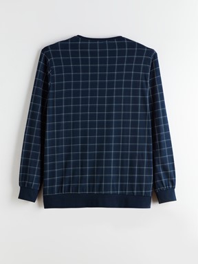 Pijama Takım LACİVERT BASKILI