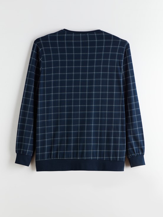 Pijama Takım LACİVERT BASKILI