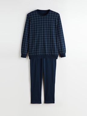 Pijama Takım LACİVERT BASKILI