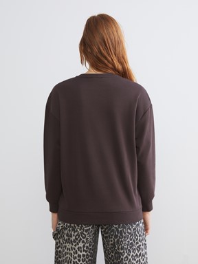 Sweatshirt KAHVERENGİ