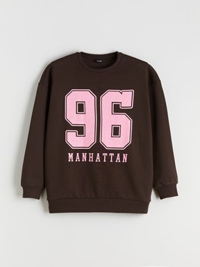 Sweatshirt KAHVERENGİ