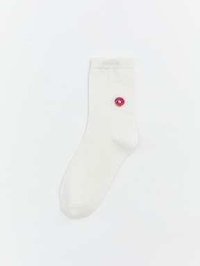 Soket Çorap EKRU