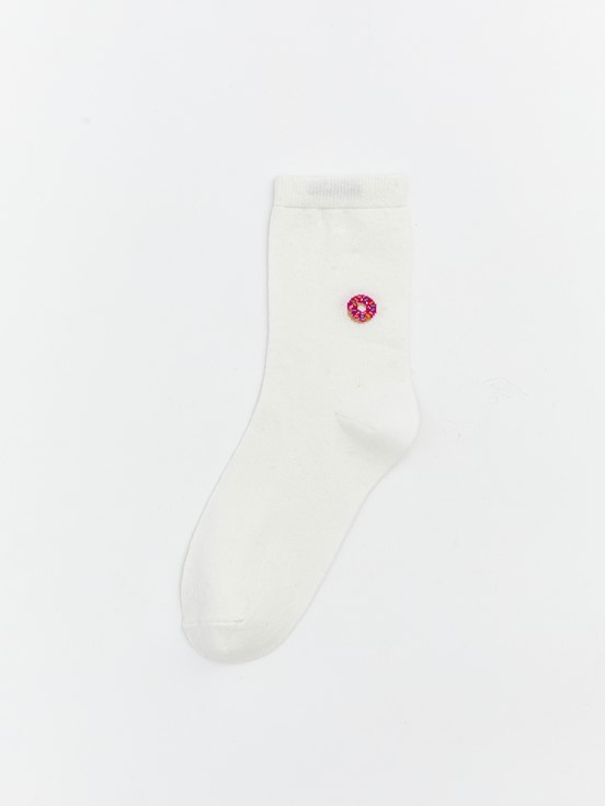 Soket Çorap EKRU