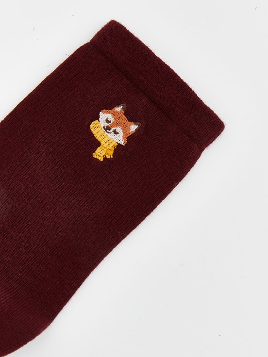 Soket Çorap BORDO