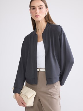 Fermuarlı Sweatshirt ANTRASİT