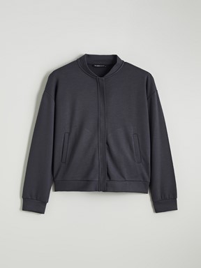 Fermuarlı Sweatshirt ANTRASİT