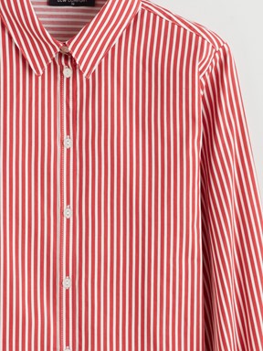 Gömlek KIRMIZI ÇİZGİLİ