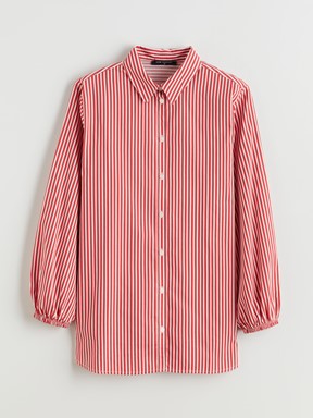 Gömlek KIRMIZI ÇİZGİLİ