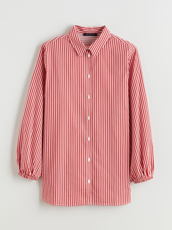 Gömlek KIRMIZI ÇİZGİLİ