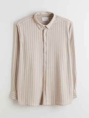 Gömlek LACİVERT ÇİZGİLİ