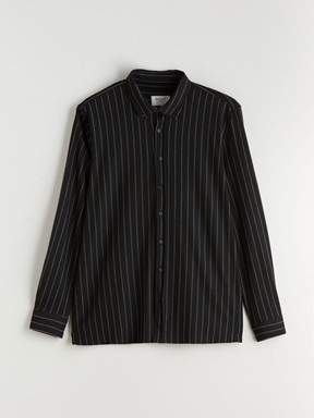 Gömlek LACİVERT ÇİZGİLİ