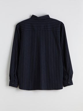 Gömlek LACİVERT ÇİZGİLİ