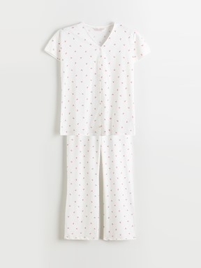 Pijama Takım KOYU GRİ BASKILI