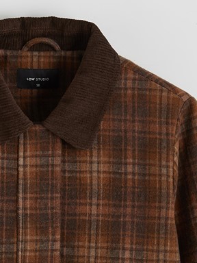 Ceket KAHVERENGİ EKOSELİ