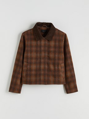 Ceket KAHVERENGİ EKOSELİ