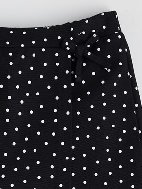 Şort Etek SİYAH BASKILI