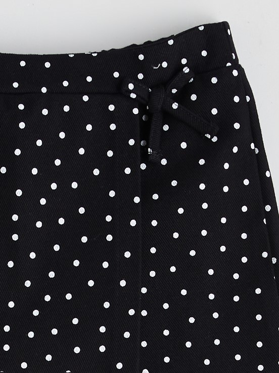 Şort Etek SİYAH BASKILI