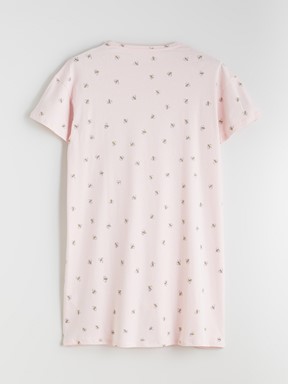 Gecelik AÇIK PEMBE BASKILI