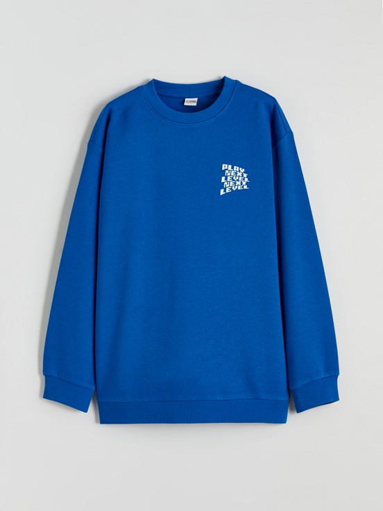 Sweatshirt ORTA MAVİ