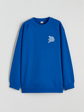 Sweatshirt ORTA MAVİ