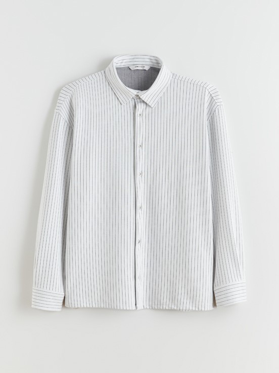 Gömlek EKRU ÇİZGİLİ