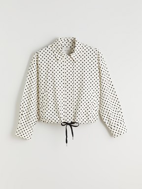 Ceket SİYAH BASKILI