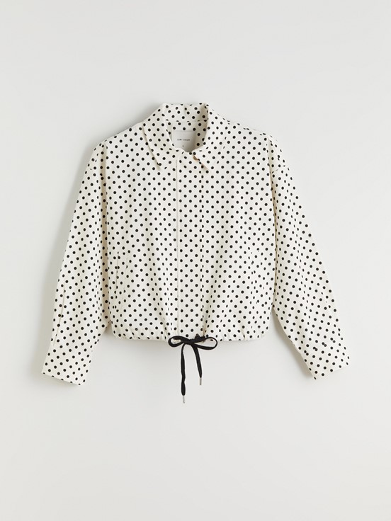 Ceket SİYAH BASKILI