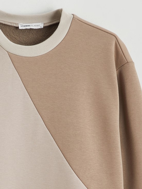 Sweatshirt AÇIK KAHVERENGİ