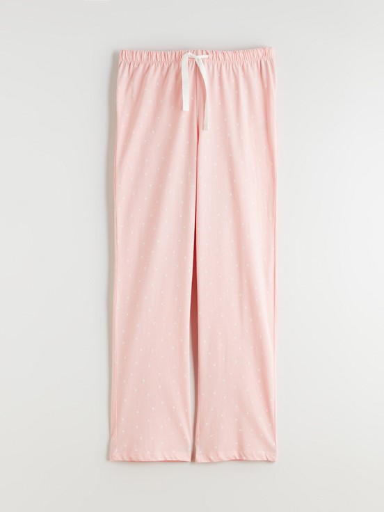 Pijama Takım PEMBE BASKILI